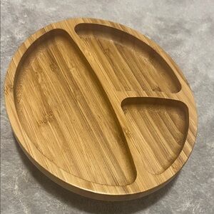 Avanchy Bamboo Divided Plate Baby Toddler Kids